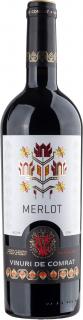 Moldavské červené víno Vinuri De Comrat - Merlot 2016