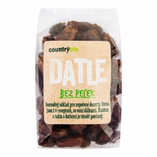 Datle sušené bez pecek 250 g (Sušení je tradiční způsob konzervování datlí. Datle jsou chutné samotné, využití ale mají i při pečení nebo přípravě dezertů. Jedná se o druh ovoce s výrazně sladkou chutí.)