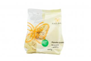 Mandle sladké loupané - plátky - Natural 100g