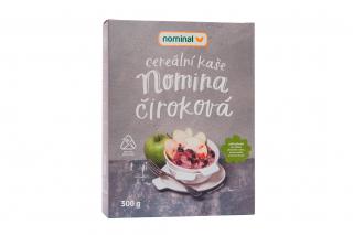 Nomina čiroková kaše bezlepková 300 g (Instantní kaše jsou výbornou variantou nejen pro vaše snídaně. Mezi jejich přednosti patří rychlá a snadná příprava a variabilnost použití. Přidáním různých surovin z nich vytvoříte mnoho chutných pokrmů.)