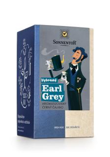 Sonnentor Černý čaj Earl Grey bio 27g porc.dvoukomorový (Jedná se o černý čaj s velkou tradicí a ryzím bio bergamotovým olejem (citrusové plody), který je k jemnému černému čaji přimíchán a dodává mu ovocné tóny.)