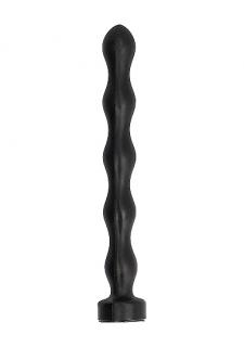 All Black AB69, vinylové dildo 31 x 3,5 cm