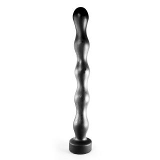 All Black AB70, vinylové dildo 40 x 4,5 cm