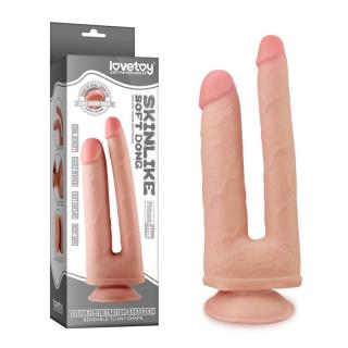 Lovetoy Double Penetration Soft Cock, realistické dvojité dildo