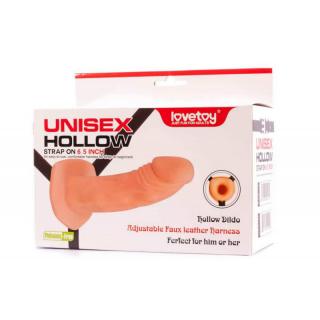 Lovetoy Unisex Hollow Strap On 6.5 Inch, připínací dildo 16 x 4,2 cm