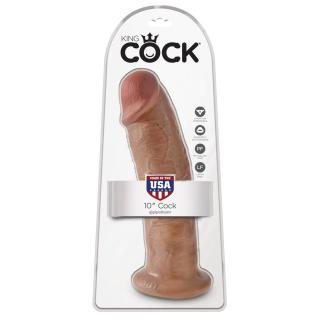 Pipedream King Cock 10″ Cock Tan, realistické dildo s přísavkou 25,4 x 6,1 cm