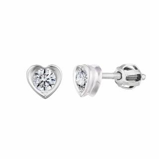 Náušnice z bílého zlata s diamanty Pure Love (0,60 ct) Zapínání: ZAPÍNÁNÍ NA ŠROUBEK