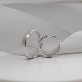 Prsten z bílého zlata Harbor Barva zlata: Bílé zlato, Šířka obroučky prstenu: 4 mm