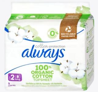 Always Organic Cotton Long 9 ks