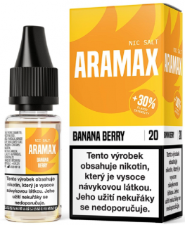 Aramax Salt Banana Berry (Banán a bobule) 10ml Obsah nikotinu: 10 mg