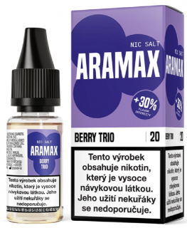 Aramax Salt Berry Trio (Bobulovitá směs) 10ml Obsah nikotinu: 10 mg