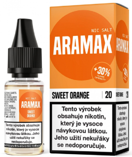 Aramax Salt Sweet Orange (Sladký pomeranč) 10ml Obsah nikotinu: 10 mg