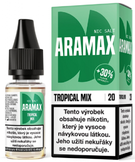 Aramax Salt Tropical Mix (Tropický mix) 10ml Obsah nikotinu: 20 mg