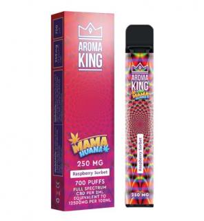 Aroma King CBD Mama Huana - Raspberry Sorbet (Malinový sorbet) Obsah CBD: 250 mg