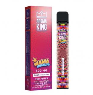 Aroma King CBD Mama Huana - Raspberry Sorbet (Malinový sorbet) Obsah CBD: 500 mg