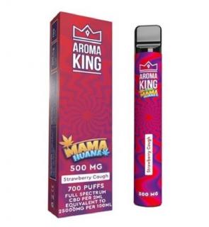 Aroma King CBD Mama Huana - Strawberry Cough (Jahoda) Obsah CBD: 500 mg