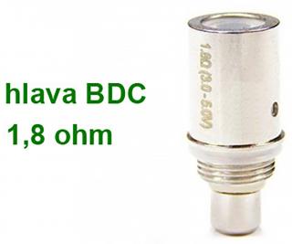 Aspire BDC Dual Coil náhradní žhavící hlava nerez 1,8ohm a 2,1ohm Odpor: 1,8 Ohm