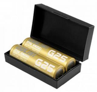 Baterie Golisi G25 IMR 18650 / 20A / 2500mAh (2ks + pouzdro)