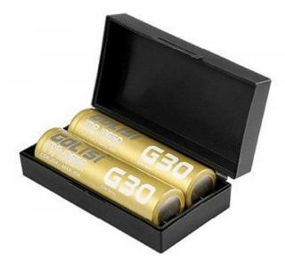 Baterie Golisi G30 IMR 18650 / 20A / 3000mAh (2ks + pouzdro)