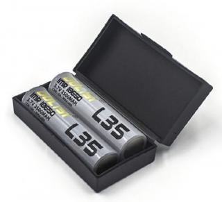 Baterie Golisi L35 IMR 18650 / 10A / 3500mAh (2ks + pouzdro)