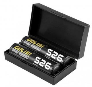 Baterie Golisi S26 IMR 18650 / 35A / 2600mAh (2ks + pouzdro)