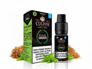 E-liquid Colinss Royal Green (Tabák s mátou) 10ml Nikotin: 0 mg