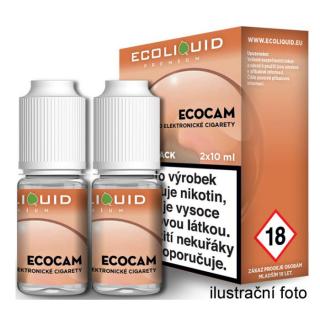 E-liquid Ecoliquid 2Pack Ecocam 2x10ml Obsah nikotinu: 0 mg