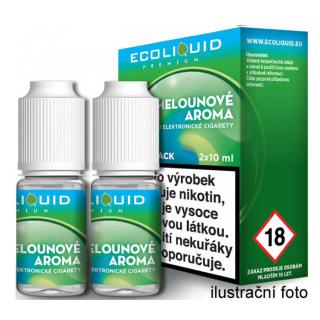 E-liquid Ecoliquid 2Pack Ice Melon 2x10ml Obsah nikotinu: 0 mg