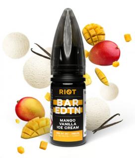 E-liquid Riot BAR EDTN Salt 10ml: Mango Vanilla Ice Cream (Mangovo-vanilková zmrzlina) Nikotin: 10 mg/ml