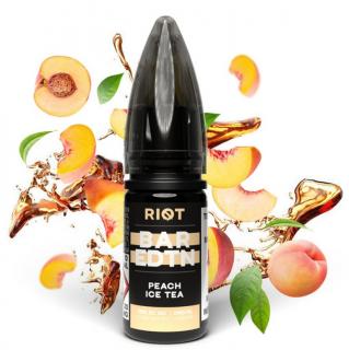 E-liquid Riot BAR EDTN Salt 10ml: Peach Ice Tea (Ledový broskvový čaj) Nikotin: 10 mg/ml