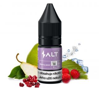 E-liquid Salt Brew Co Merry Pear (Ledová hruška s jahodou) 10ml Obsah nikotinu: 10 mg