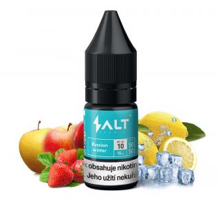 E-liquid Salt Brew Co Russian Winter (Ledové jablko, jahoda a citron) 10ml Obsah nikotinu: 10 mg