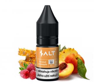 E-liquid Salt Brew Co Twisted Pineapple (Ananas, broskev a malina) 10ml Obsah nikotinu: 10 mg