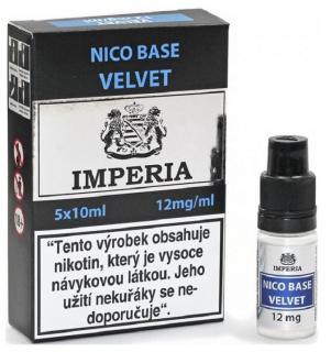 IMPERIA báze Nico Base VELVET (80VG/20PG) 5x10ml 12mg