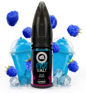 Nicsalt E-liquid Riot S:ALT Blue Burst (Ledová tříšť z modré maliny) Nikotin: 10 mg/ml