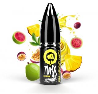 Nicsalt E-liquid Riot S:ALT Guava, Passionfruit & Pineapple (Guava, marakuja & ananas) Nikotin: 10 mg/ml