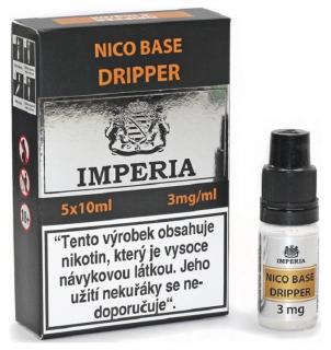 Nikotinová báze IMPERIA DRIPPER (70VG/30PG) 5x10ml - 3mg