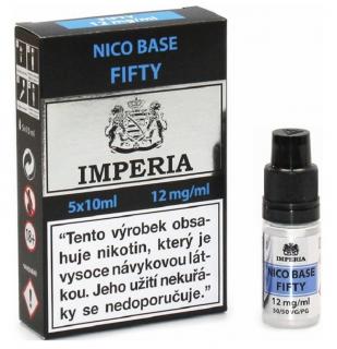 Nikotinová báze IMPERIA FIFTY (50VG/50PG) 5x10ml  - 12mg