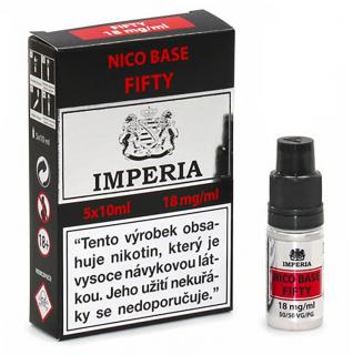 Nikotinová báze IMPERIA FIFTY (50VG/50PG) 5x10ml - 18mg