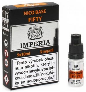 Nikotinová báze IMPERIA FIFTY (50VG/50PG) 5x10ml  - 3mg