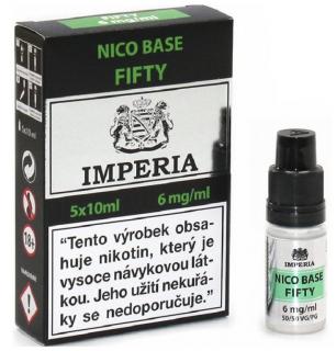 Nikotinová báze IMPERIA FIFTY (50VG/50PG) 5x10ml  - 6mg