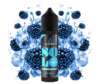 Příchuť Bombo Solo Juice S&V: Blue Razz Ice (Ledová modrá malina) 15ml