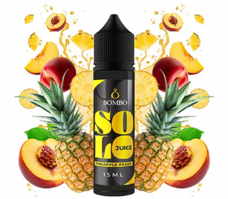 Příchuť Bombo Solo Juice S&V: Pineapple Peach (Ananas a broskev) 15ml