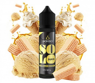 Příchuť Bombo Solo Juice S&V: Vanilla Biscuit (Vanilková sušenka) 15ml