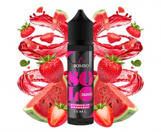 Příchuť Bombo Solo Juice S&V: Watermelon Strawberry (Vodní meloun a jahoda) 15ml