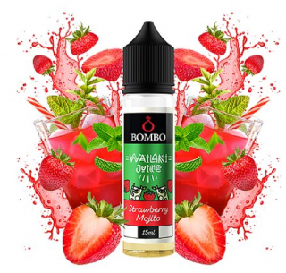 Příchuť Bombo Wailani Juice S&V: Strawberry Mojito (Jahodové mojito) 15ml