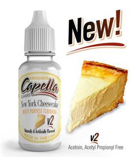 Příchuť Capella 13ml New York Cheesecake V2 (Newyorský Cheesecake)