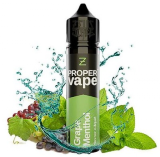 Příchuť Proper Vape by Zeus Juice S&V: Grape Menthol (Hroznové víno s mentolem) 20ml