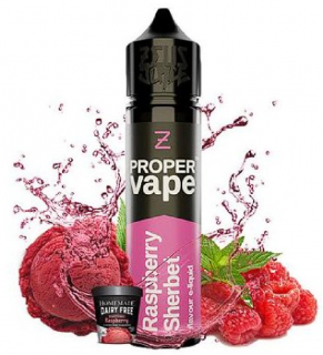 Příchuť Proper Vape by Zeus Juice S&V: Raspberry Sherbet (Malinový sorbet) 20ml