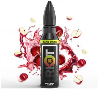 Příchuť Riot Squad BLCK EDTN S&V: Sour Cherry & Apple (Třešeň & zelené jablko) 20ml